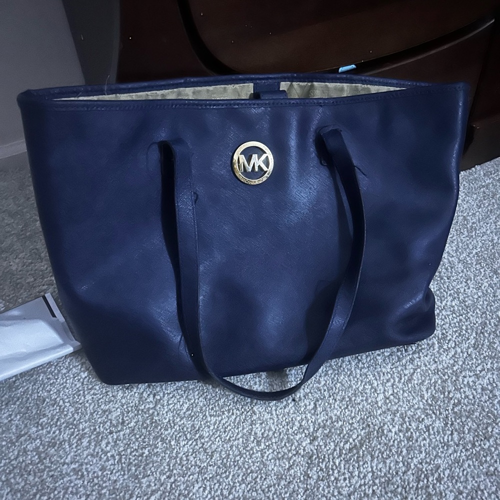 Navy Blue Michael Kors bag